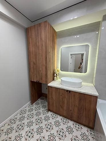 борсан жк космос: 2 комнаты, 65 м², Джал мкр (в т.ч. Верхний, Нижний, Средний) Элитка, 10 этаж, Евроремонт — 5