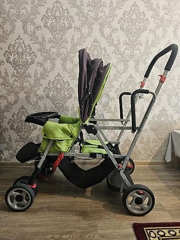 Коляски: Прогулочная коляска для двоих Joovy Caboose (степ-сид для погодок) - — 5