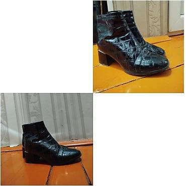 second hand obuv: Ботинки, 36, AIMEINI, Б/у, цвет - Черный, Самовывоз — 1