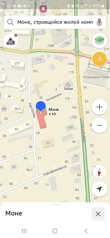 район тец: 1 комната, 34 м², Элитка, 10 этаж, Готовая ПСО (под самоотделку) — 7