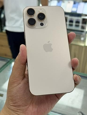 iphone 2g: IPhone 16 Pro Max, Б/у, 256 ГБ, Natural Titanium, Защитное стекло, Чехол, 100 % — 1