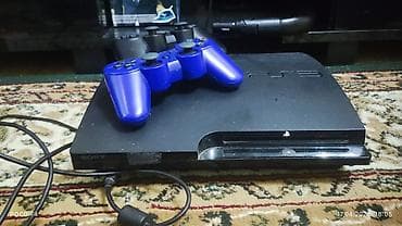 вр очки: Sony PlayStation 3 Slim (PS3) с двумя оригинальными геймпадами — 2