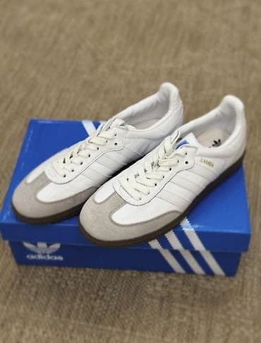 кроссовки самба: Мужские кроссовки, 39, 40, Adidas, Новый, цвет - Белый, Самовывоз, Платная доставка — 1