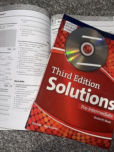 Учебники: Third Edition Solutions Pre-Intermediate — книга и рабочая тетрадь для — 4