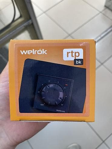 Терморегулятор Welrok RTP BK (механический, накладной) Описание: -