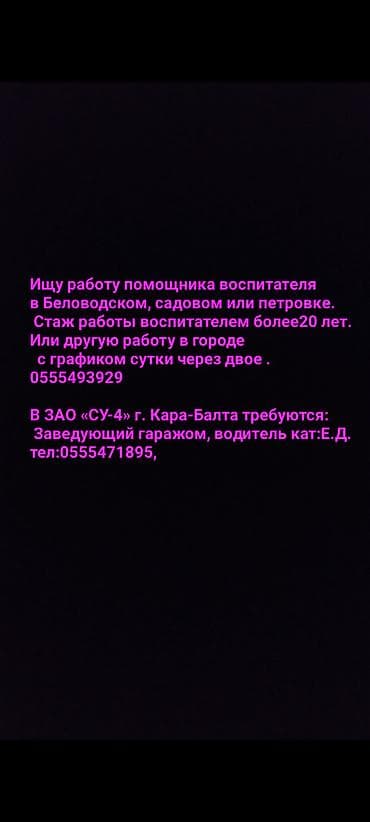 айтишник ош: Вакансии и предложения — 1