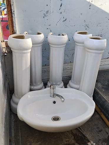 умывальники для дачи бишкек: Раковина для ванной, Особенности: Глянцевое, Овальная форма, Материал: Керамика — 2