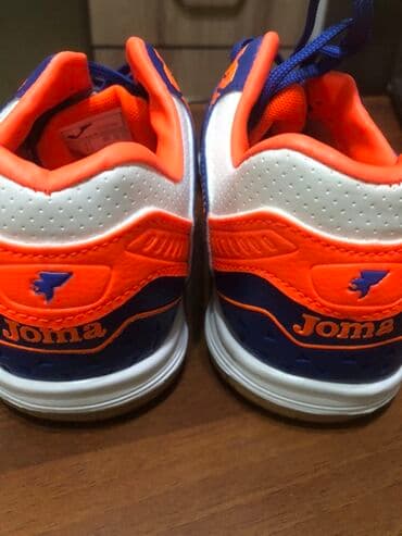 мяч для художественной: Продаю дешево Футзалки Joma синего цвета с оранжевыми и белыми — 3
