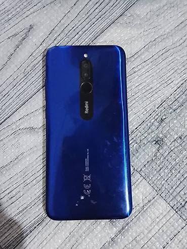 Redmi, Redmi 8, Б/у, 64 ГБ, цвет - Синий, 2 SIM