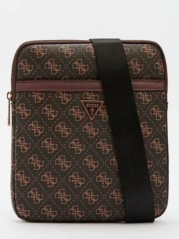 коричневые: Сумка через плечо Guess - Компактная прямоугольная сумка-слинг - — 1