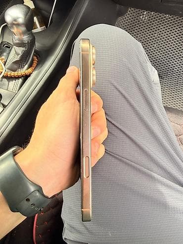 Уюлдук телефондор жана аксессуарлар: IPhone 16 Pro Max, Колдонулган, Ак — 5