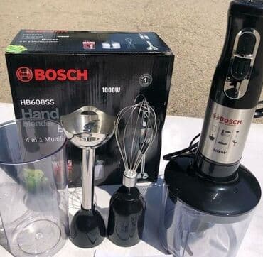 блендер измельчитель bosch: Блендер, миксер, Жаңы, Өзү алып кетүү, Акысыз жеткирүү — 3