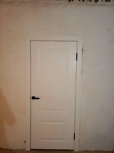 двери скрытого монтажа: Межкомнатная дверь, Новый, Глухие, Двухстворчатая, Деревянная, Распашная, Скрытого монтажа, цвет - Белый — 10