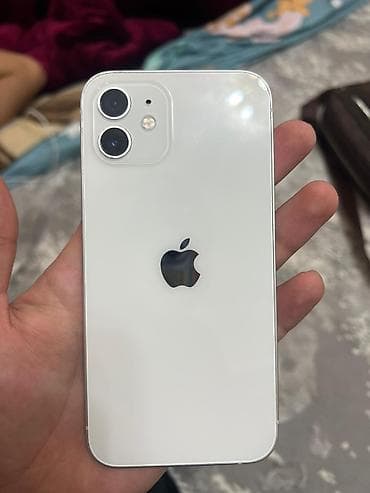 купить бу iphone 12: IPhone 12, Б/у, 128 ГБ, Белый — 1