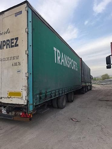 mercedes benz actros тандем: Тягач, Mercedes-Benz, Тентованный — 7