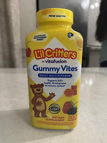 Красота и здоровье: L’il Critters by vitafusion Gummy Vites — детские жевательные — 1