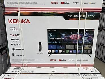 Телевизор KONKA 55" UHD 4K Smart TV - Платформа: webOS Hub с