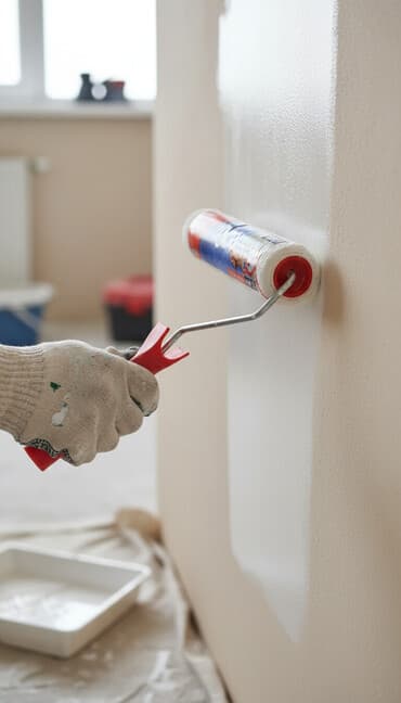 немецкий набор инструментов для авто: Валик малярный «Акор» в сборе - Тип: валик в сборе «ЕВРО» для всех — 1