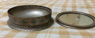 ушастый нянь порошок: Пудреница ( шкатулка) 1958 год выпуска Лен Эмаль — 4