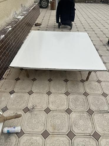 Национальный кыргызский стол, Не раскладной, Дерево, цвет - Белый at lalafo.kg Национальный кыргызский стол, Не раскладной, Дерево, цвет - Белый