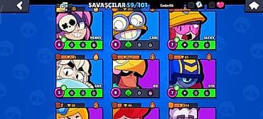 jump force: Игровой аккаунт Brawl Stars - Коллекция: открыто 59 из 101 бойца - — 2