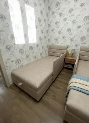 современный письменный стол для школьника: Бир кишилик керебет, Жаңы, Сактоо кутусу менен, узуну - 200 см — 1