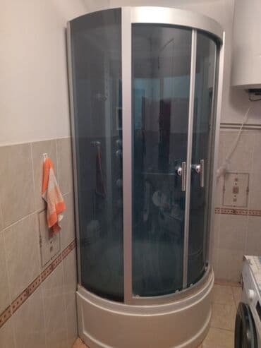 аквариум с рыбой: Душевая кабина Полукруглая, Покрытие: Тонированное — 4