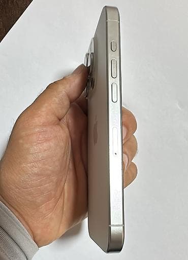 Уюлдук телефондор жана аксессуарлар: IPhone 15 Pro, Колдонулган, 256 ГБ, White Titanium — 6