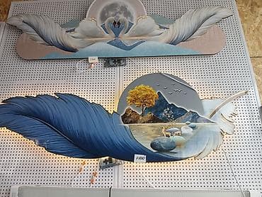 Настенные декоративные панели и постеры с художественными сюжетами -