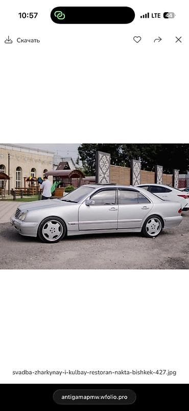 Унаа сатуу: Mercedes-Benz E-Class: 2000 г., 3.2 л, Автомат, Бензин, Седан — 2