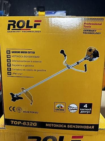рама газон: Триммер бензиновый РОЛЬФ бензокосилка 4 тактный мотор 4 насадка 6 — 3