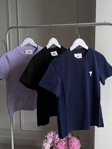 Футболки Ami новые в наличии Хлопок 100% XS, S M Доставка по — 1