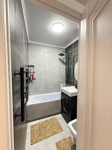 105: 1 комната, 45 м², Кок-Жар мкр 106 серия улучшенная, 1 этаж, Дизайнерский ремонт — 6
