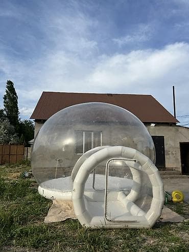 Спорт жана эс алуу: 🎈 ПРОЗРАЧНЫЙ БАТУТ-КУПОЛ ДЛЯ ПРАЗДНИКОВ, ФОТОСЕССИЙ, СВАДЕБ И.Т.П🎉 — 5
