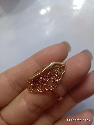 Кольца: Кольцо, Проба 583, Женские, Без вставки, Винтажный стиль — 5