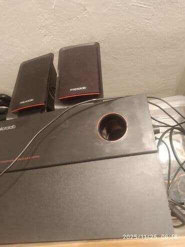 Компьютеры, ноутбуки и планшеты: Продаю колонки microlab 2.1 в хорошем состоянии идеально подойдут для — 2