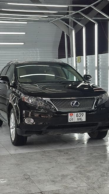 Lexus RX: 2010 г., 3.5 л, Вариатор, Гибрид, Кроссовер