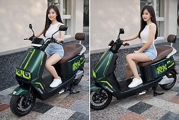 Электроскутер городского класса Можете кататься без прав на дорожках