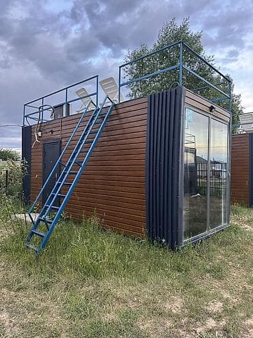 ик дом: Модульный дом с панорамным остеклением и эксплуатируемой — 1