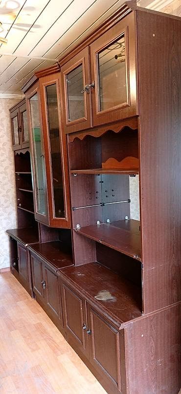 Гарнитуры для зала: Стенка для гостиной + прихожая (набор мебели) Б/У ( торг уместен) — 2