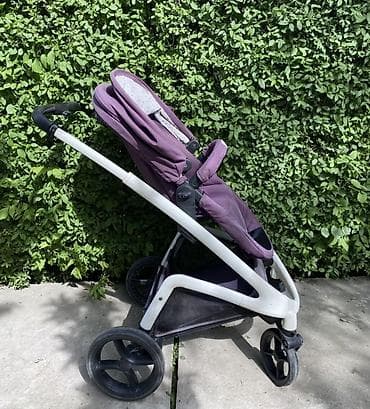 Коляски: Детская коляска-трансформер Mige 2-в-1 (люлька + прогулочный блок) — 4