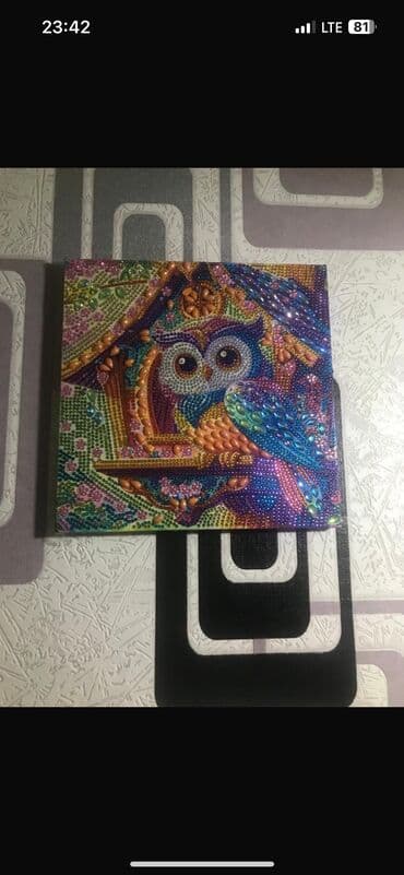 картины по номерам купить в бишкеке: Алмазная мозаика (готовые картины из страз). Уже собранные - — 4