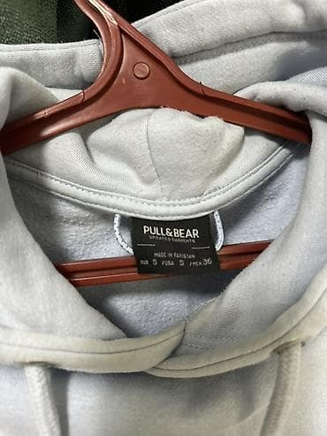 tech flecee: 2 вещи толстовки Худи Pull&Bear И H&M розовая - Модель — 2