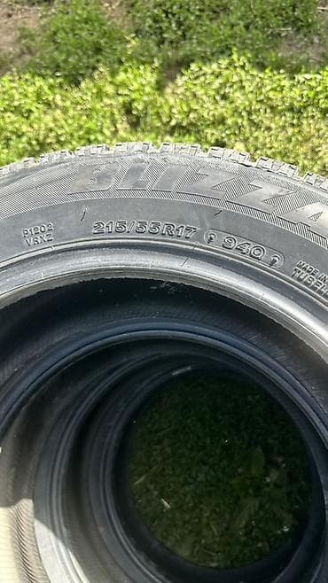 резина 14 с: Шины 215 / R 17, Зима, Б/у, Комплект, Легковые, Bridgestone — 5