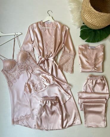 белая ночная сорочка: Ночная сорочка, Атлас, Длинная модель, XS, S, M — 2