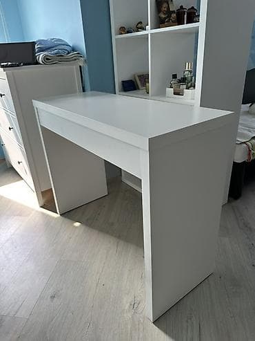 белый письменный стол: Белый письменный стол с ящиком Ikea в отличном состоянии габариты — 2