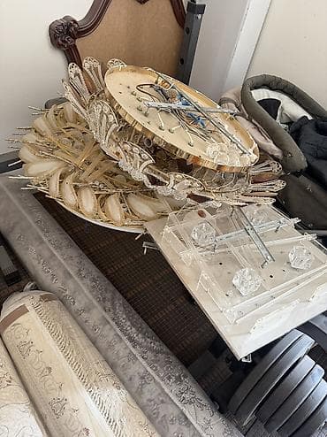 Бөлмө өсүмдүктөрү: Срочно продаются две декоративные люстры и настенный светильник. Все — 2