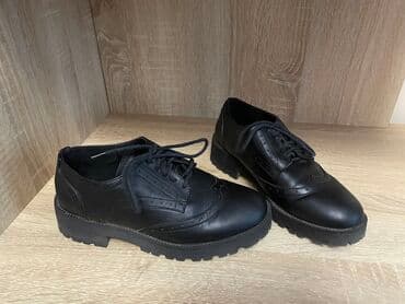 Оксфорды: Оксфорды, 35, Asos, Б/у, цвет - Черный, Самовывоз — 1