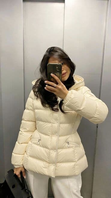 брендовые спортивные костюмы женские: Пуховик, Короткая модель, Китай, С капюшоном, M, L — 6
