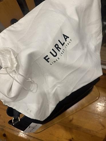 Зер буюмдар: Сумка Furla, черная, из натуральной зернистой кожи. Сумка абсолютно — 7